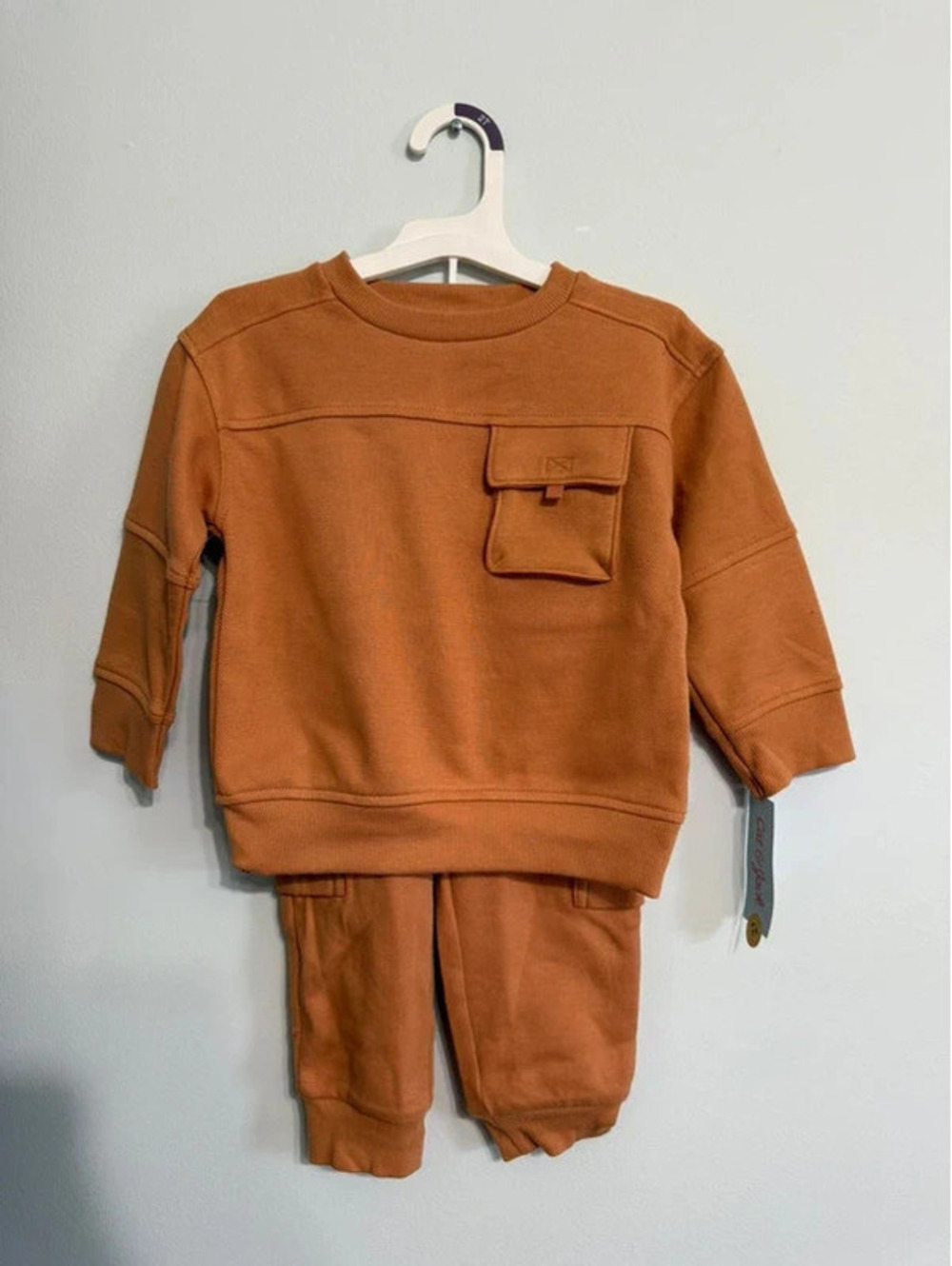 2T Cat & Jack New Boys Long Sleeve Fall Set